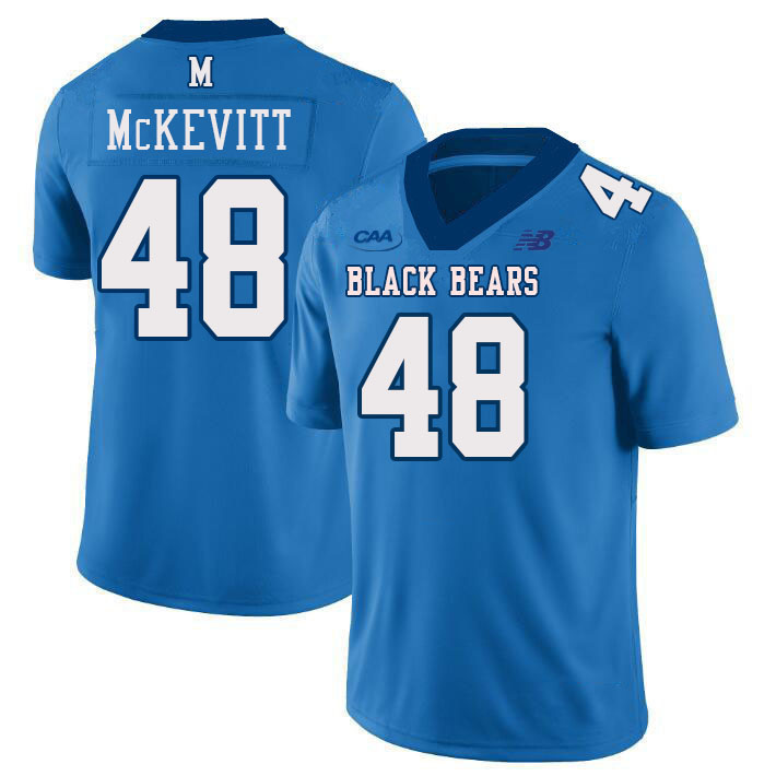 Men #48 Declan McKevitt Maine Black Bears College Football Jerseys Stitched Sale-Light Blue
